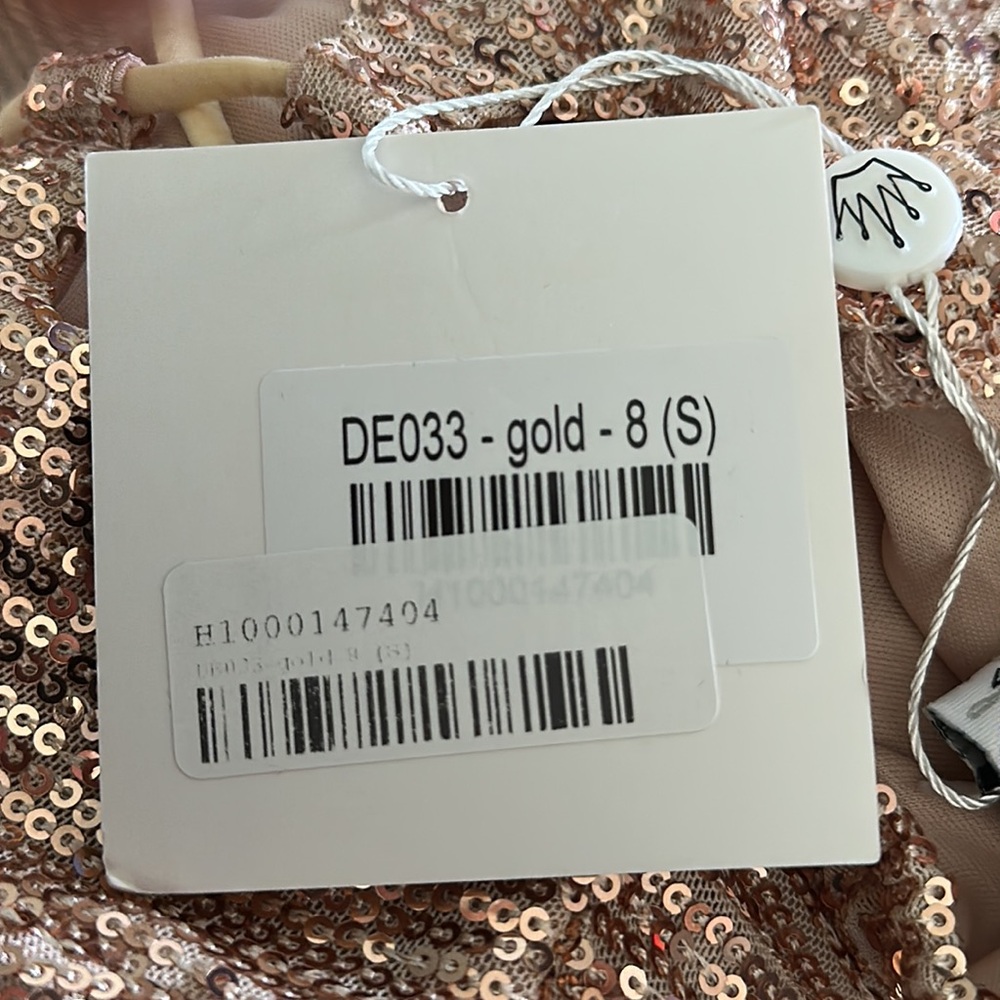 Gold sparkle maxi dress - Picture 9 of 9